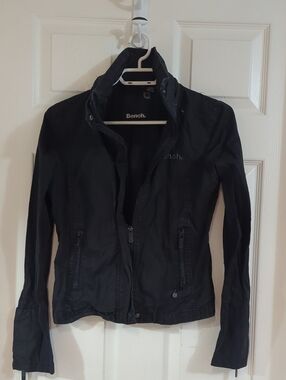Bench Black Lightweight Utility Jacket with Zip Pockets